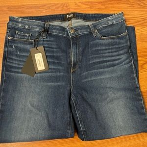 NWT Paige Vintage Hoxton Cropped